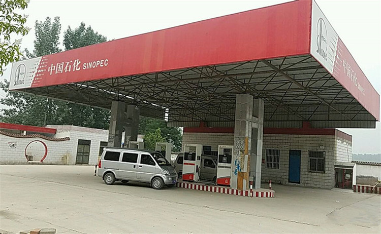 苏州加油站钢结构网架案例5