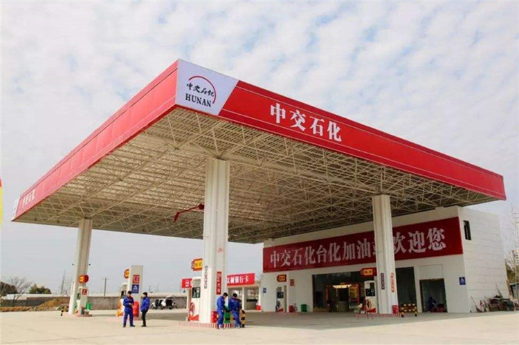 苏州加油站钢结构网架案例6